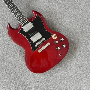 SG electric guitar with HH pickup.