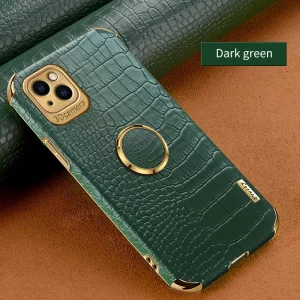 Crocodile Pattern Leather Phone Case For iPhone
