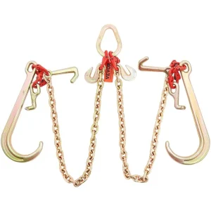 V Chain Bridle 9620lbs Load Limit 5/16 x 3ft G80 tow chain